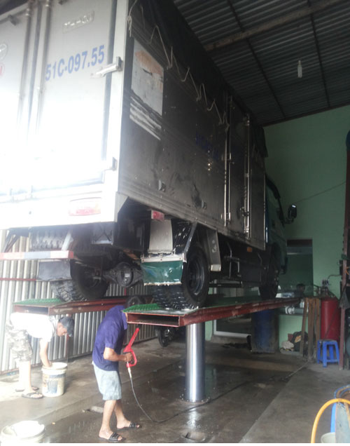 Tư vấn xưởng rửa xe du lịch 4 đến 7 chổ