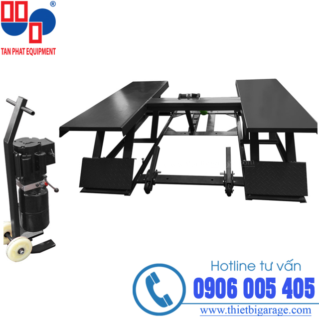 Cầu nâng bụng ô tô loại di động