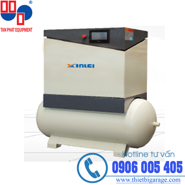 Máy nén khí trục vít bao gồm bình tích