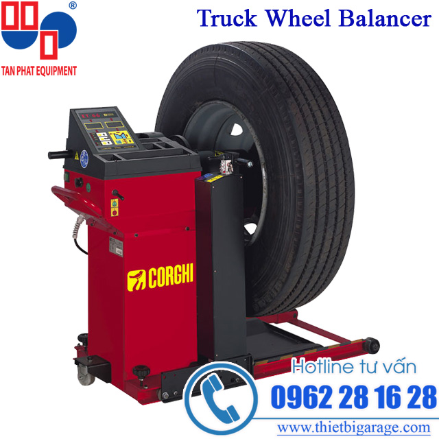 Máy Cân Mâm Xe Tải Corghi ET66 Truck Wheel Balancer
