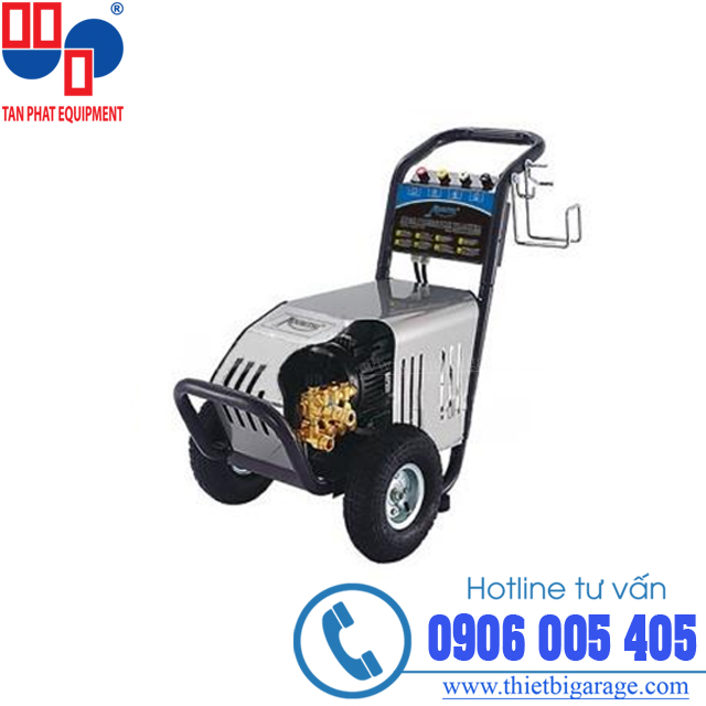 Máy rửa xe áp lực cao điện 3 pha dùng cho xe công trình