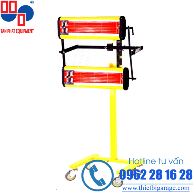 Đèn Sấy Sơn Hồng Ngoại 2 Bóng