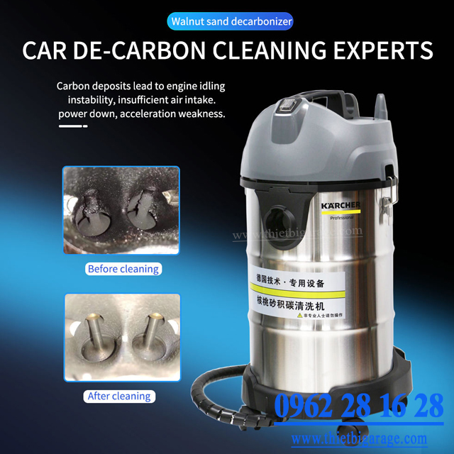 M&aacute;y l&agrave;m sạch muội carbon động cơ: Giải ph&aacute;p vệ sinh cổ h&uacute;t &ocirc; t&ocirc; nhanh v&agrave; hiệu quả 