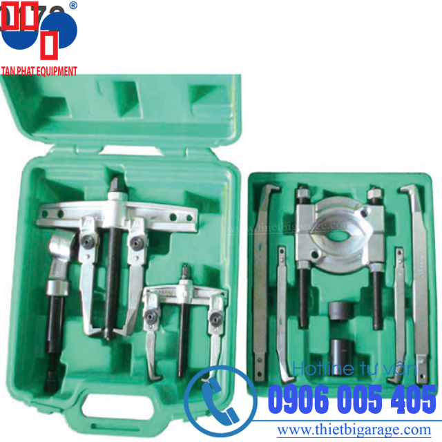 Bộ vam 2 chấu và đĩa chặn tổng hợp, lực lớn đến 30 Tấn