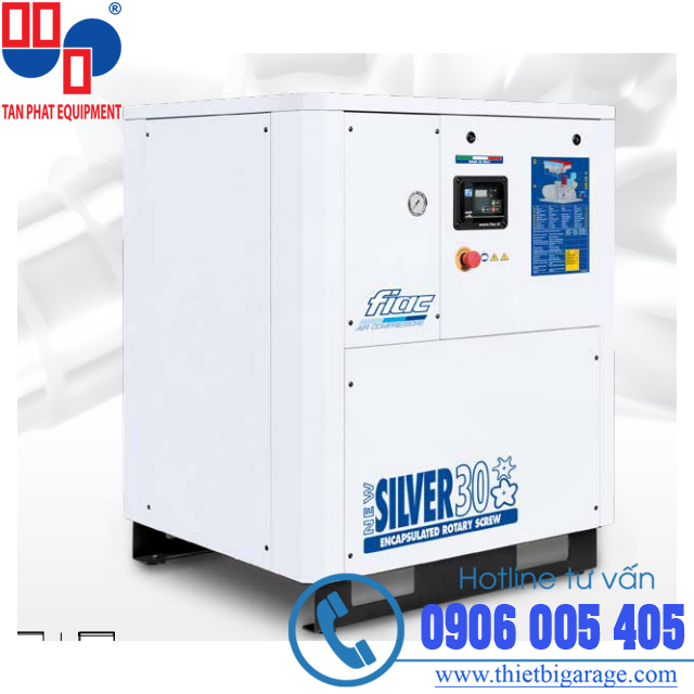 Máy nén khí trục vít 30HP New silver 30