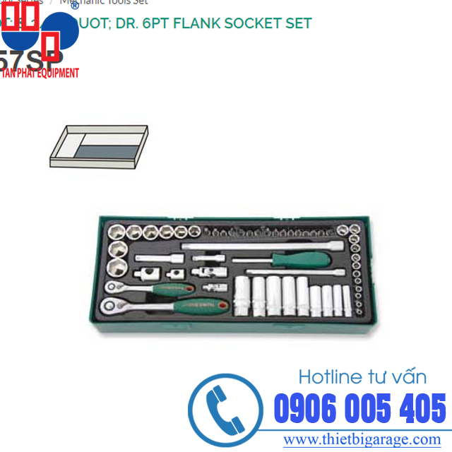 Bộ khẩu lục giác hoa thị 1/4 in và 3/8 in S04H3157SP
