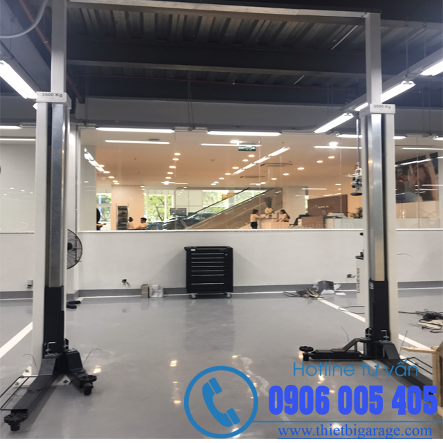 Cầu nâng ô tô 2 trụ thủy lực Nussbaum HF 3500 Cầu nâng ô tô 2 trụ thủy lực Nussbaum HF 3500